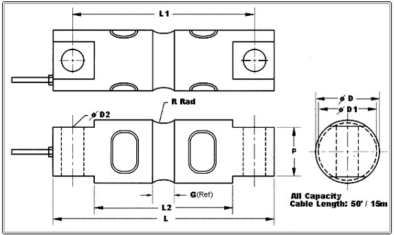 Double Ended Beam Dimensions